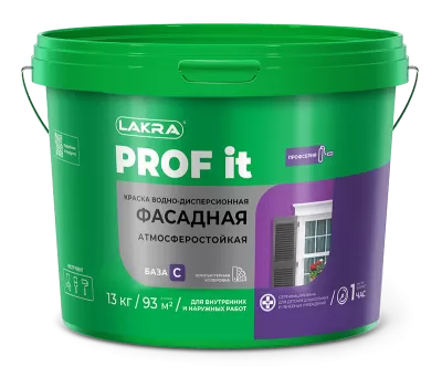Краска фасадная8 Лакра PROF IT База А 14кг
