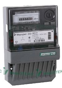 Электросчетчик Меркурий 230 АМ-00 5(7.5)А/100В однотарифный