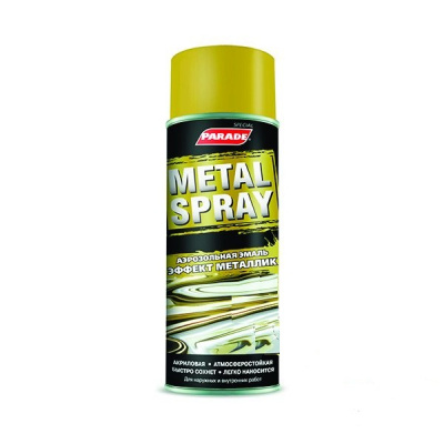 Эмаль аэрозольная PARADE Metal Spray Paint золото 35, 520 мл./ 280гр.