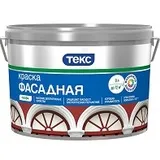 ТЕКС ПРОФИ ФАСАДНАЯ краска водно-дисперсионная акрилатная, глубокоматовая, база А 9 л